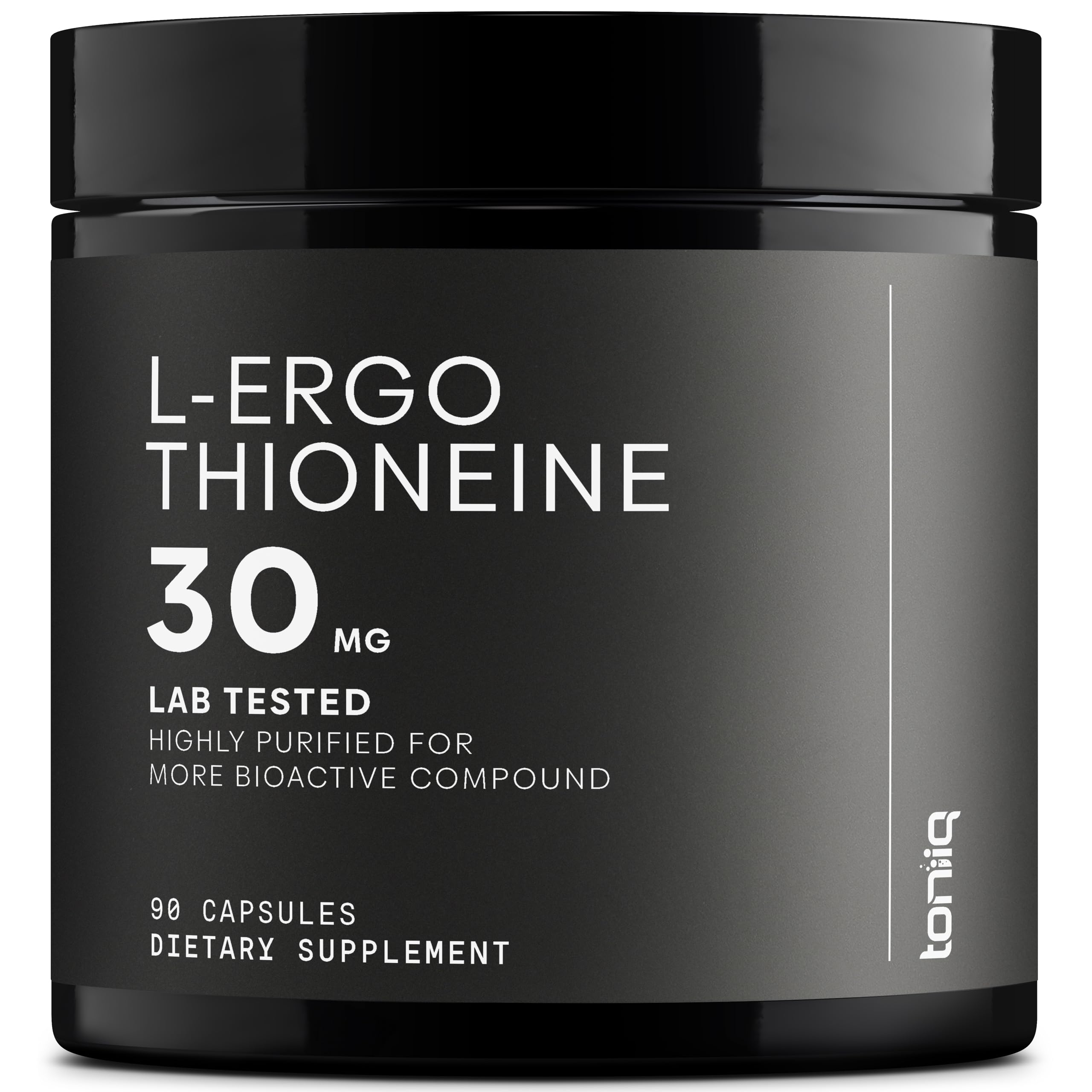 Toniiq Ergothioneine MitoPrime bottle for daily use and potency