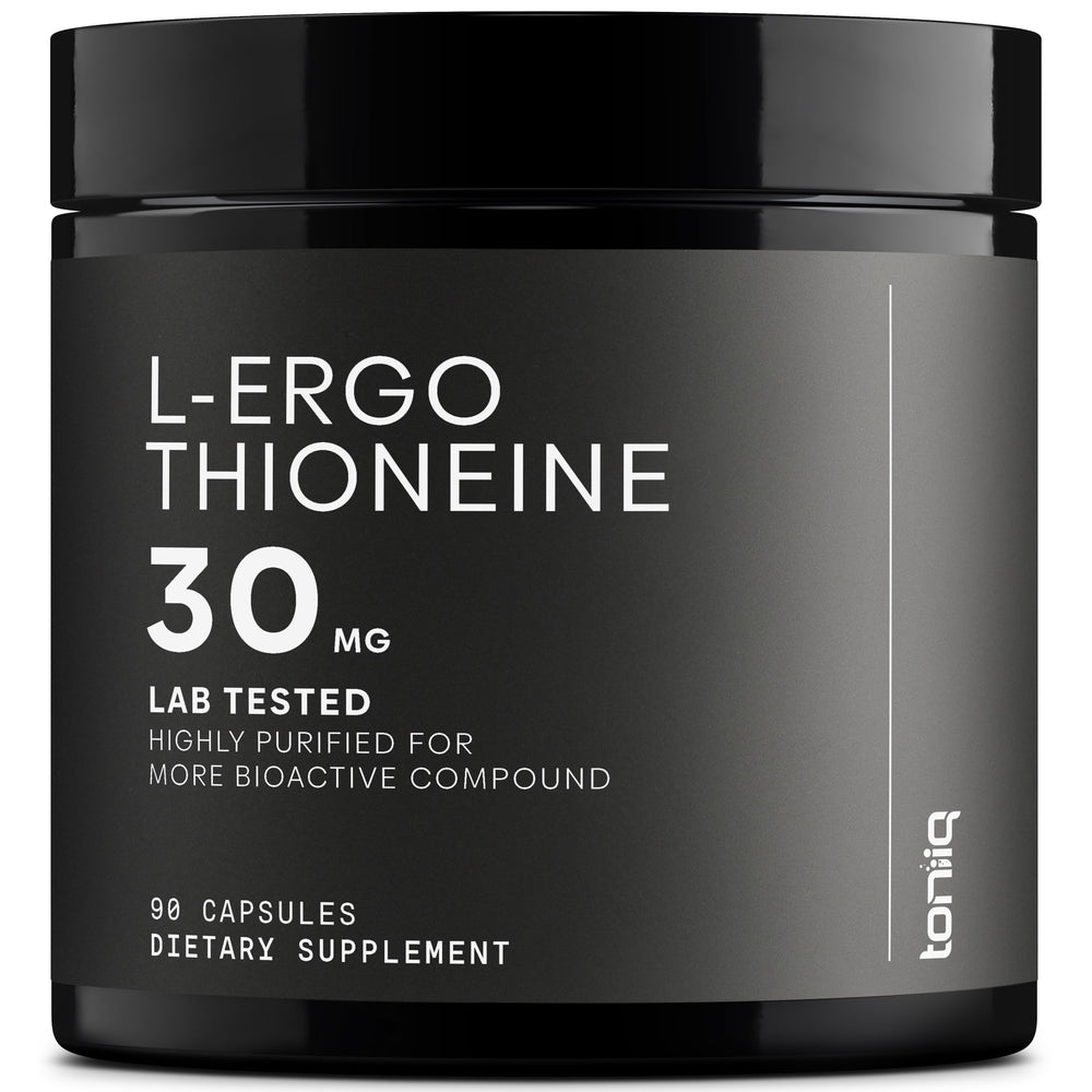 Toniiq Ergothioneine MitoPrime bottle for daily use and potency