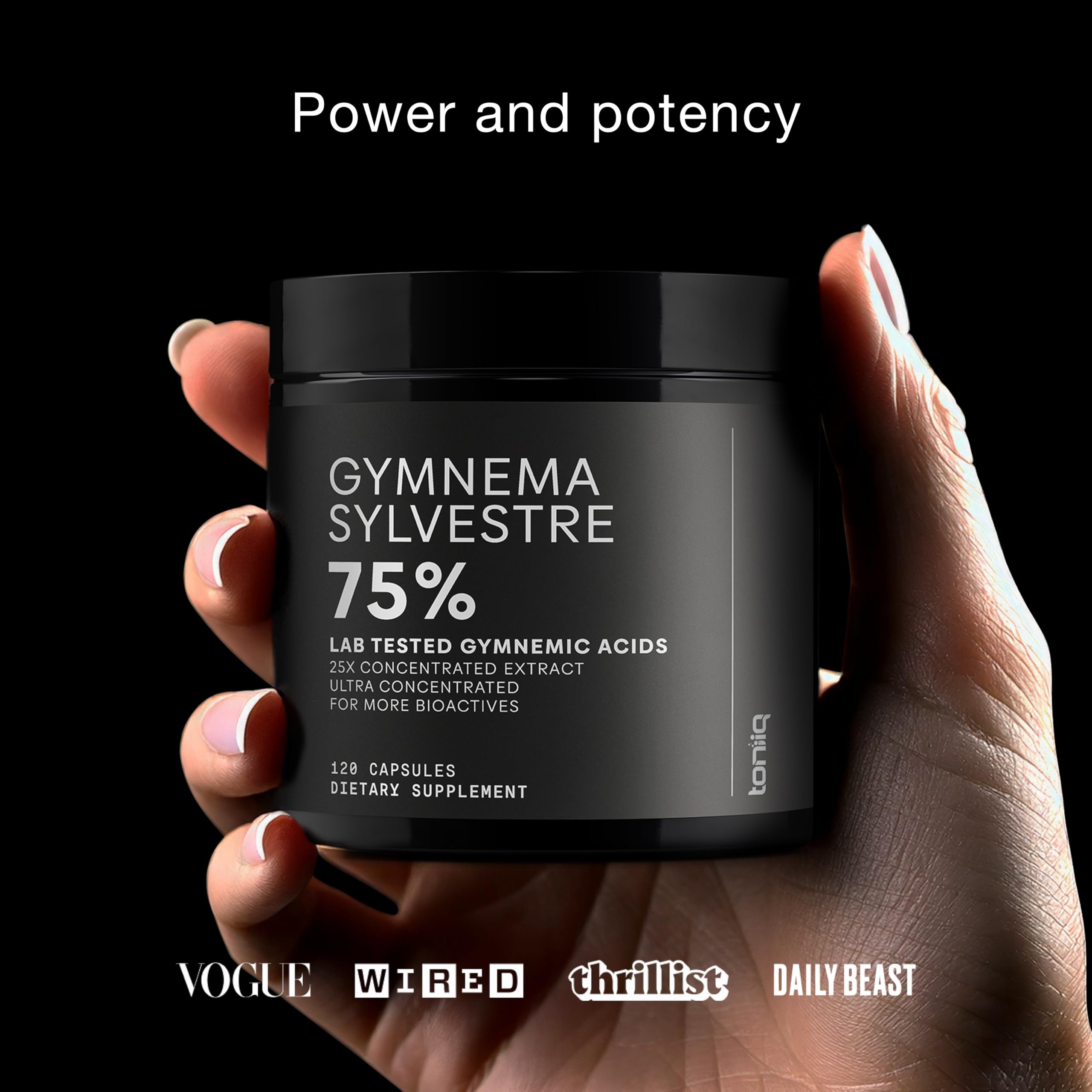 GMP-certified facility sign endorsing Toniiq Gymnema Sylvestre production quality