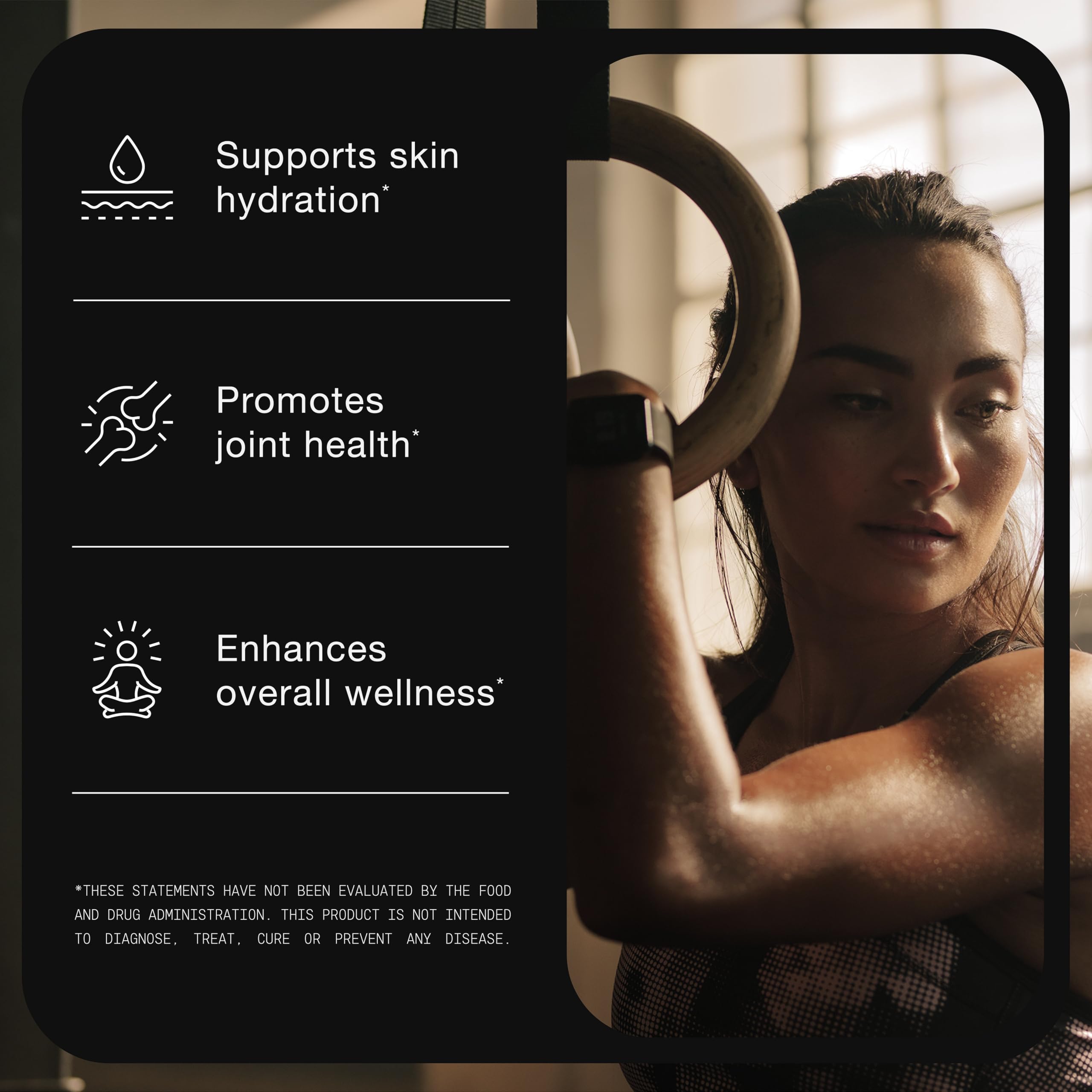 Toniiq Hyaluronic Acid 95% purity graphic on label