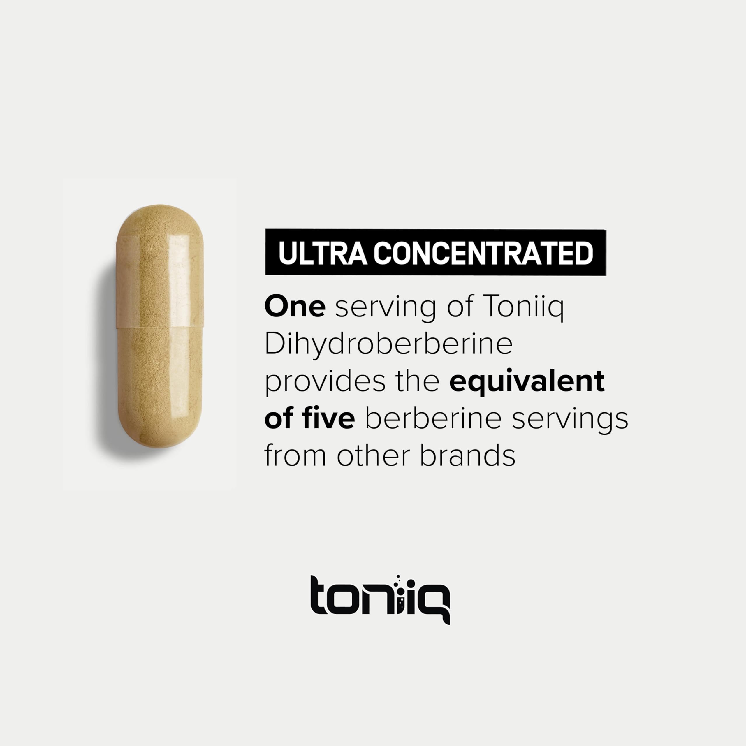 Toniiq Milk Thistle extract 50:1 emphasizes concentrated herbal power.