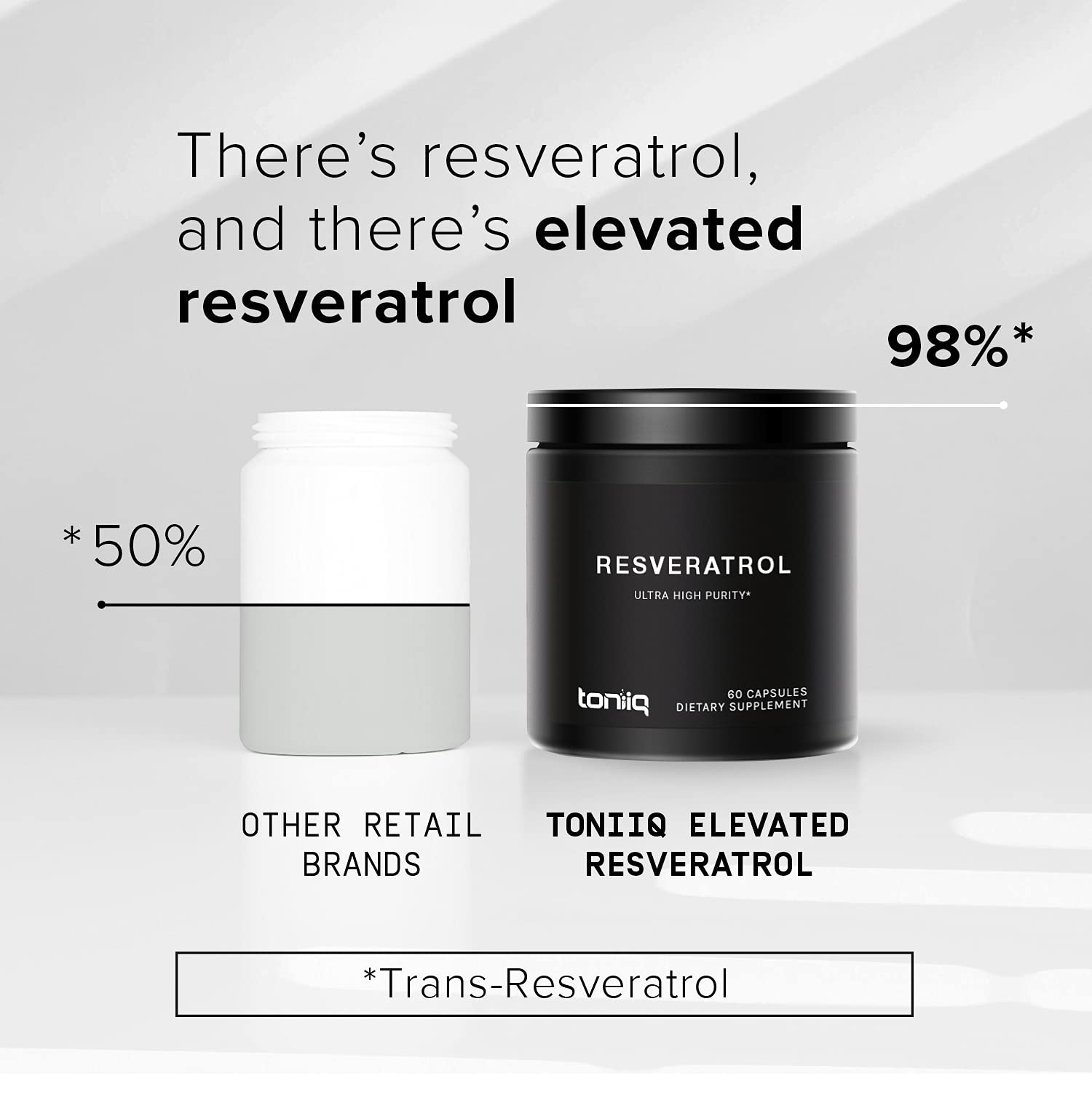 Toniiq Resveratrol factory image underscores USA-made GMP-certified production.
