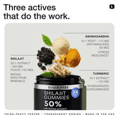 Toniiq Shilajit Gummies serving two illustrates a simple daily routine.