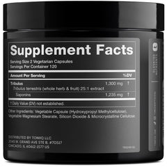 Toniiq Tribulus capsules 240-count for convenient daily dosing