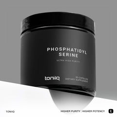 Toniiq veggie capsules pack showcases plant-based delivery and easy daily use.