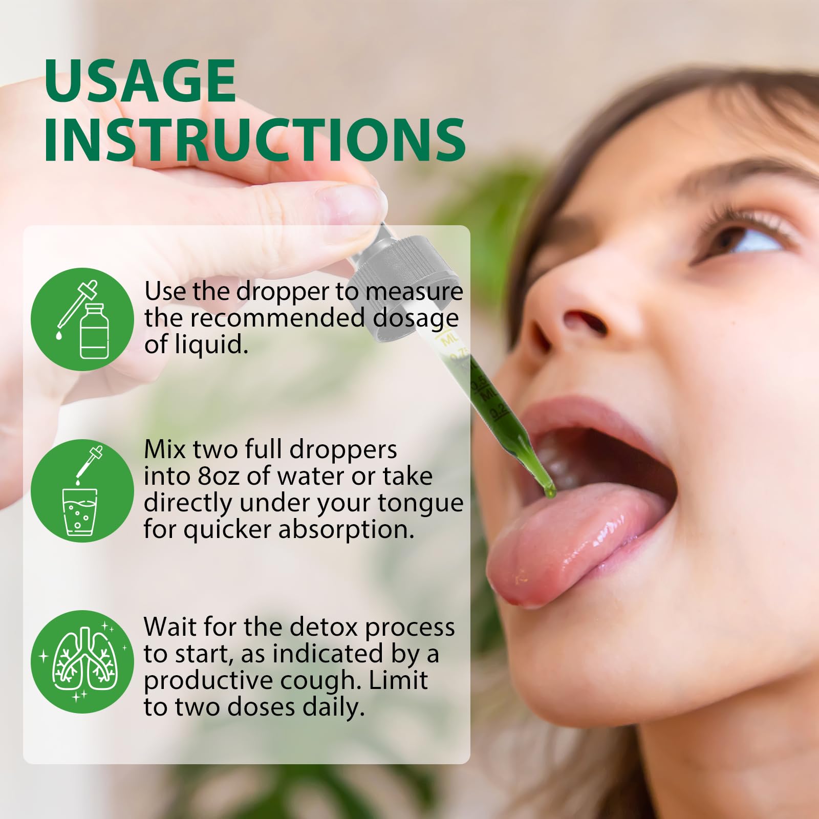 Tooffi Mullein Drops bottle on counter presents a calm herbal routine.