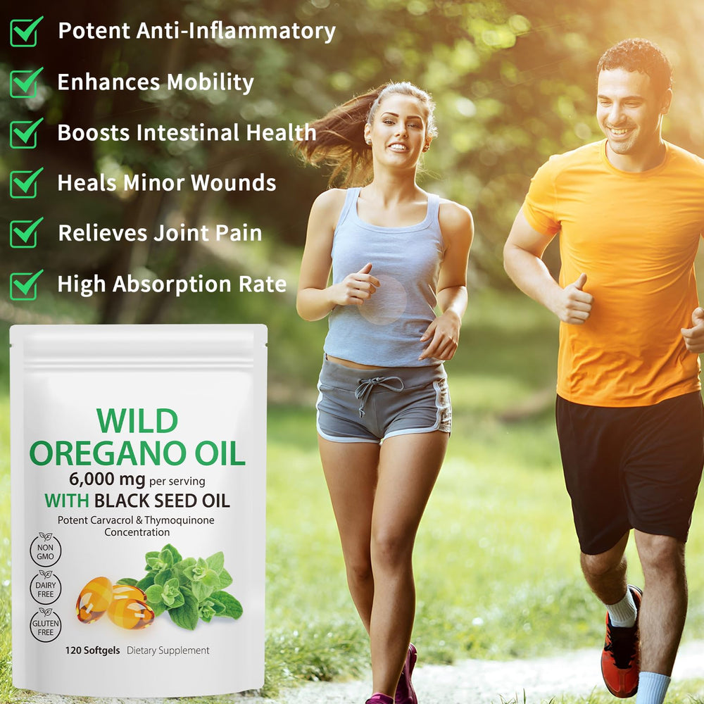 Tooffi Oil of Oregano Softgels capsules are easy to swallow for daily use