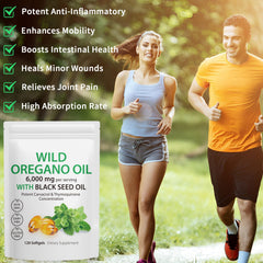 Tooffi Oil of Oregano Softgels capsules are easy to swallow for daily use