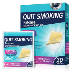 Tooffi Quit-Smoking Patch 14mg packaging for an easy starter and craving relief