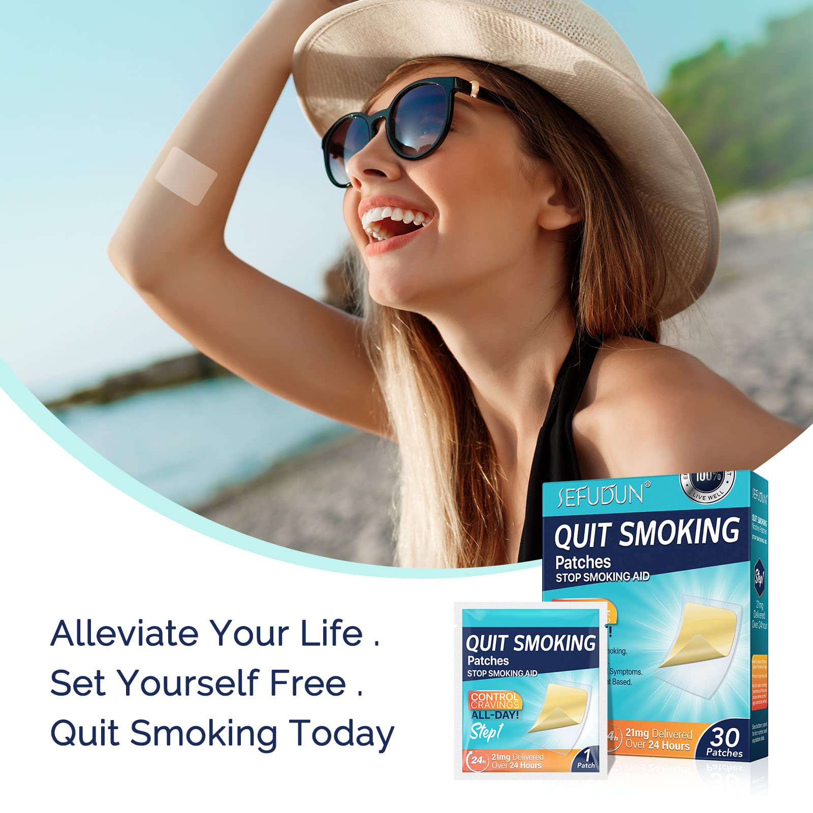 Tooffi 30-count box for convenient ongoing quit support.