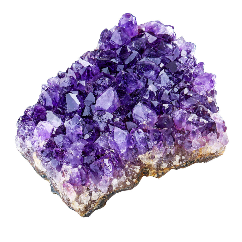 Top Plaza amethyst geode cave cluster enhances calm for meditation and decor.