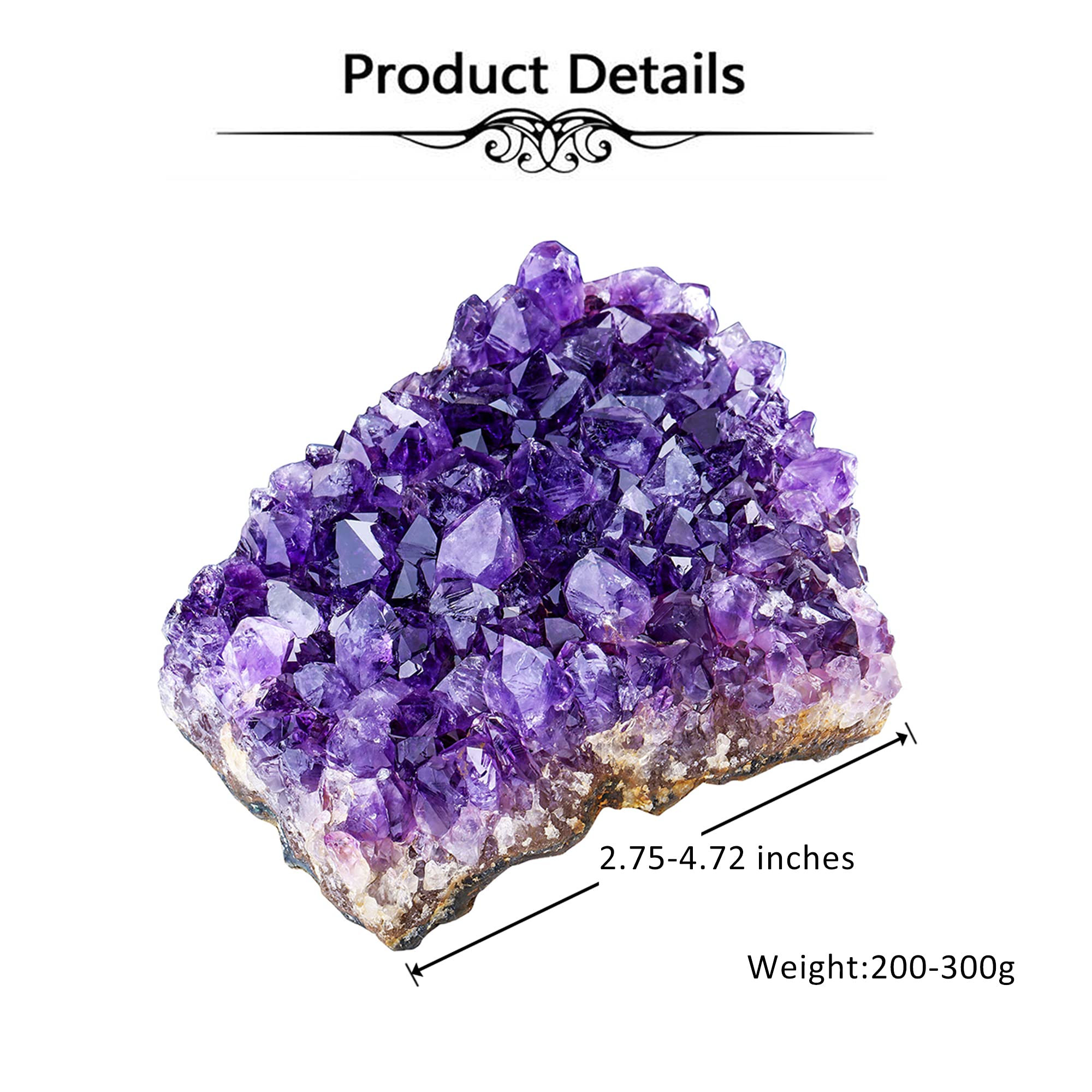 Top Plaza amethyst geode meditation area focal point for calm.