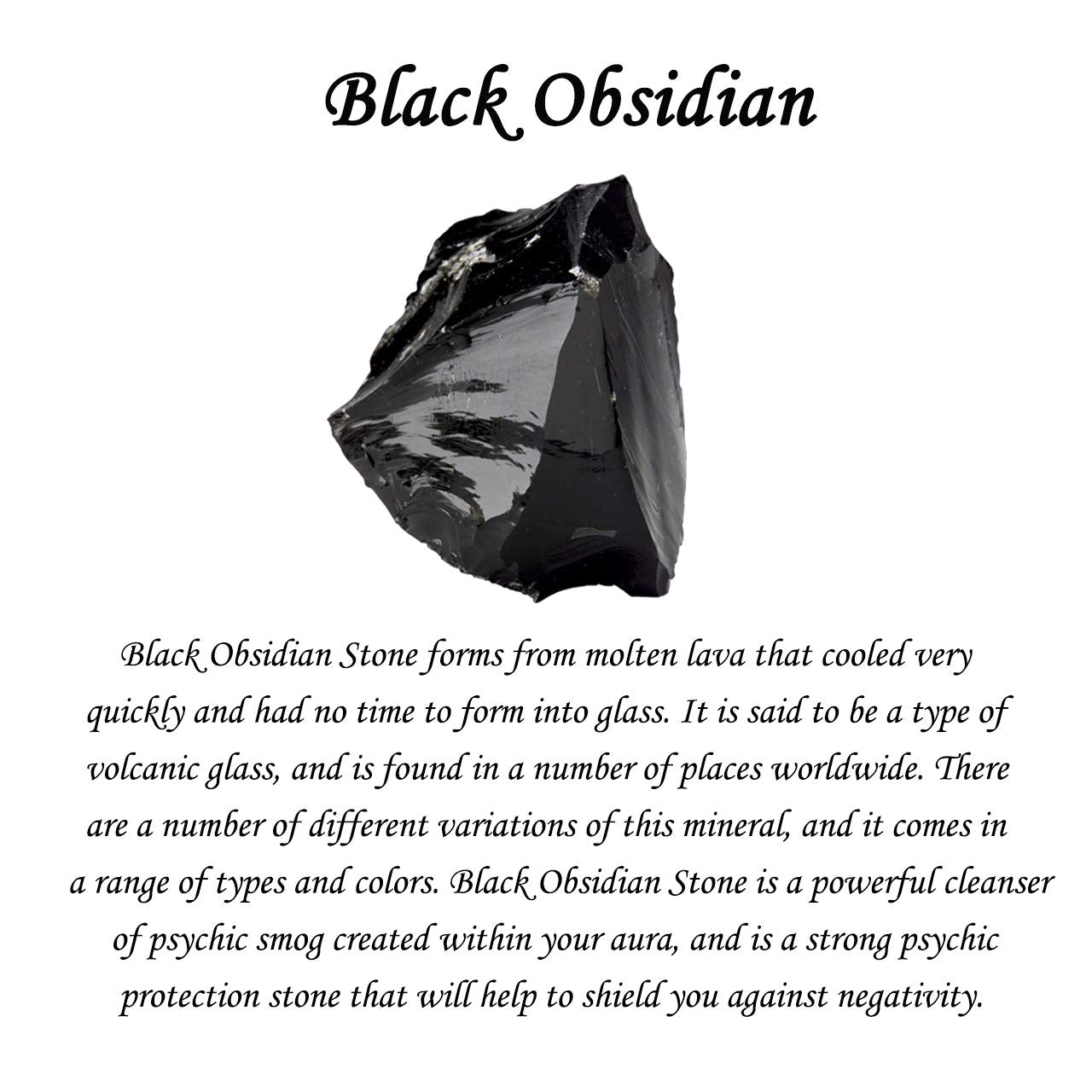 Top Plaza leader stone obsidian pendant supports focus in daily life