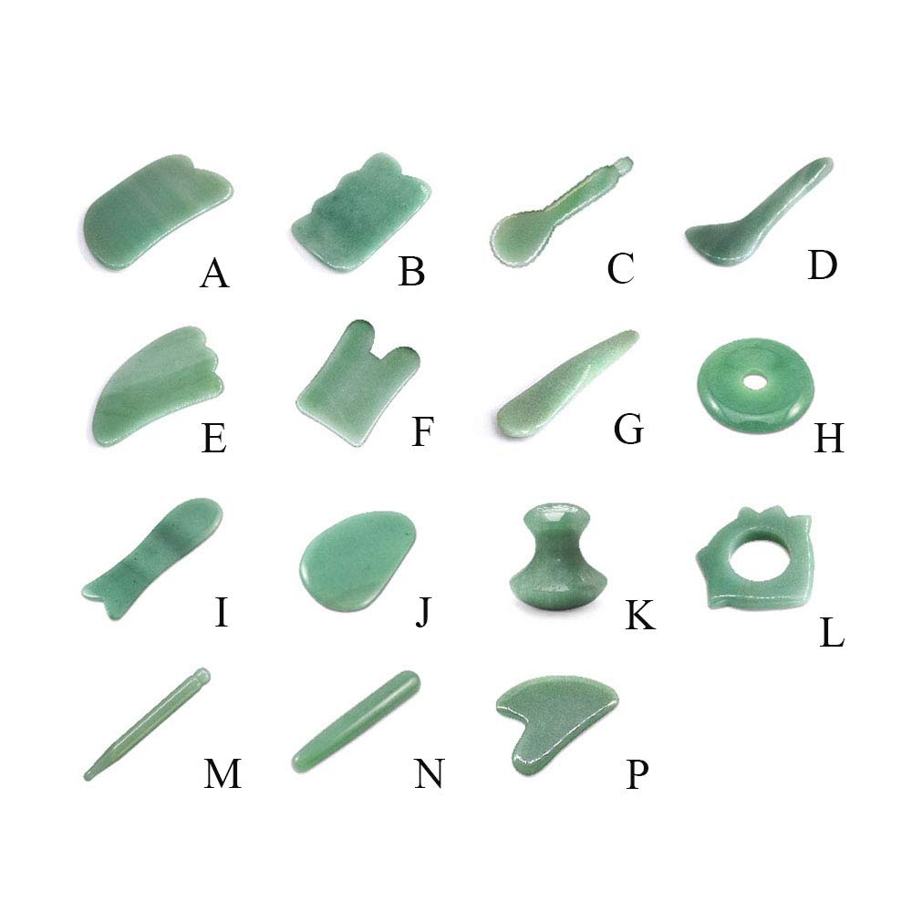 TOP SEWING Jade roller with a cleaning-friendly surface for hygienic use.