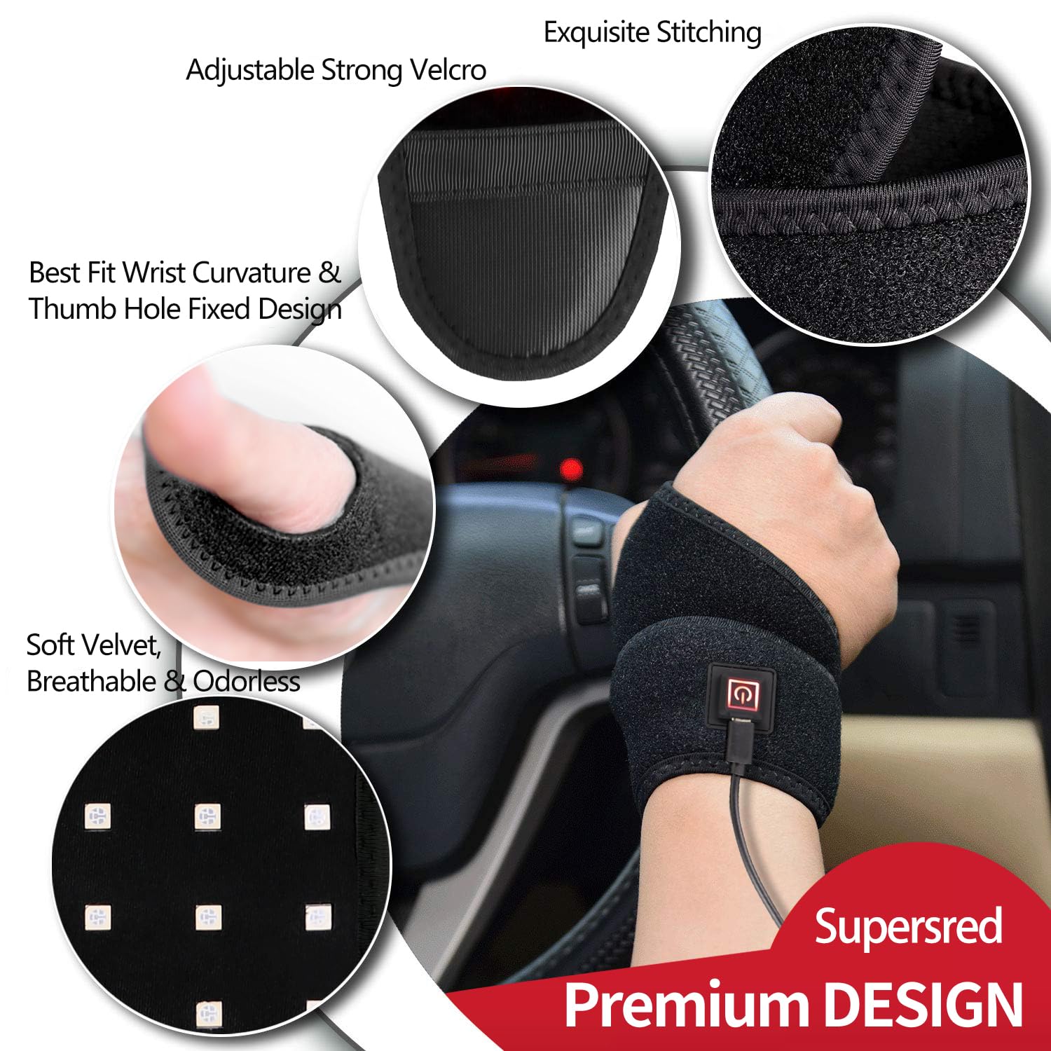 Topcupro velvet-soft material ensures comfortable wear