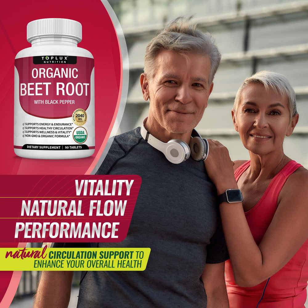 Toplux Packaging with non-GMO beet root tablets