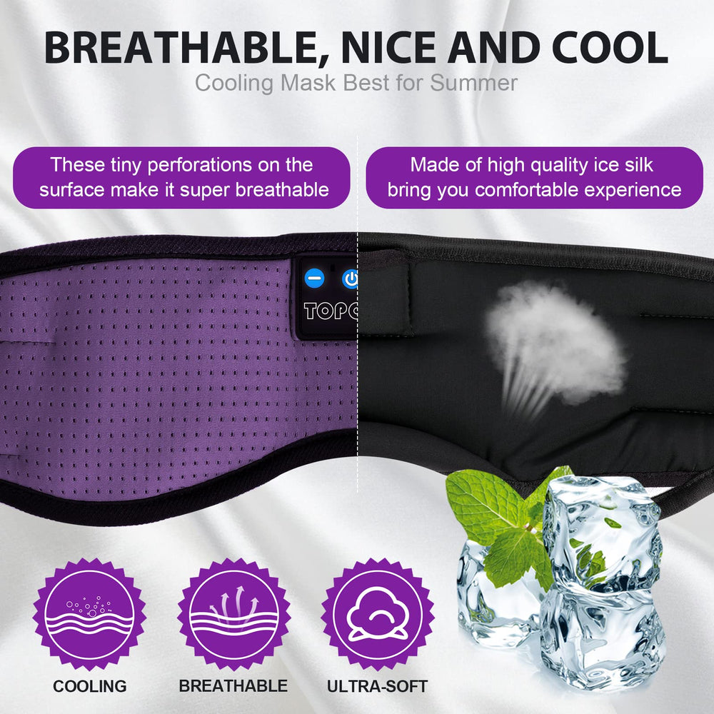 TOPOINT detachable Bluetooth module allows easy washing of the mask.
