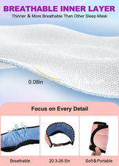 TOPOINT Sleep Mask blocks nose-area light for better darkness