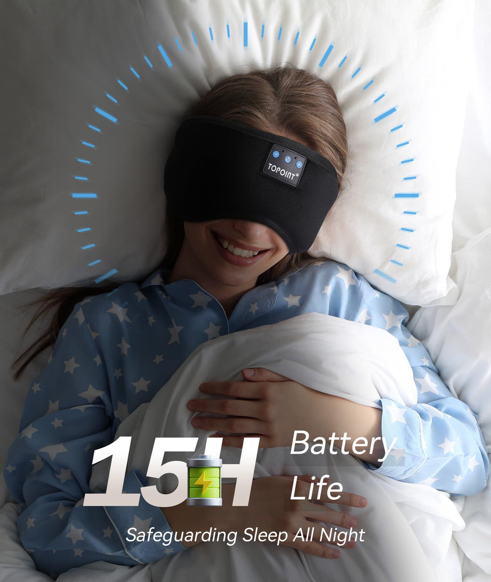 TOPOINT travel-friendly sleep mask designed for portability