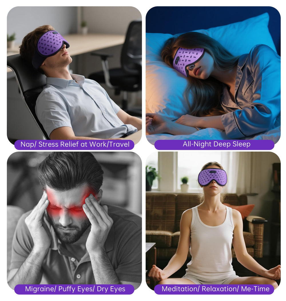 TOPOINT Travel-ready sleep mask suitable for planes and hotel stays
