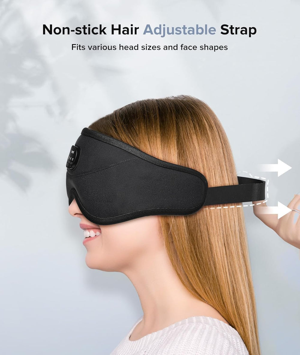 TOPOINT Sleep Mask 38 white noise options for soothing ambience