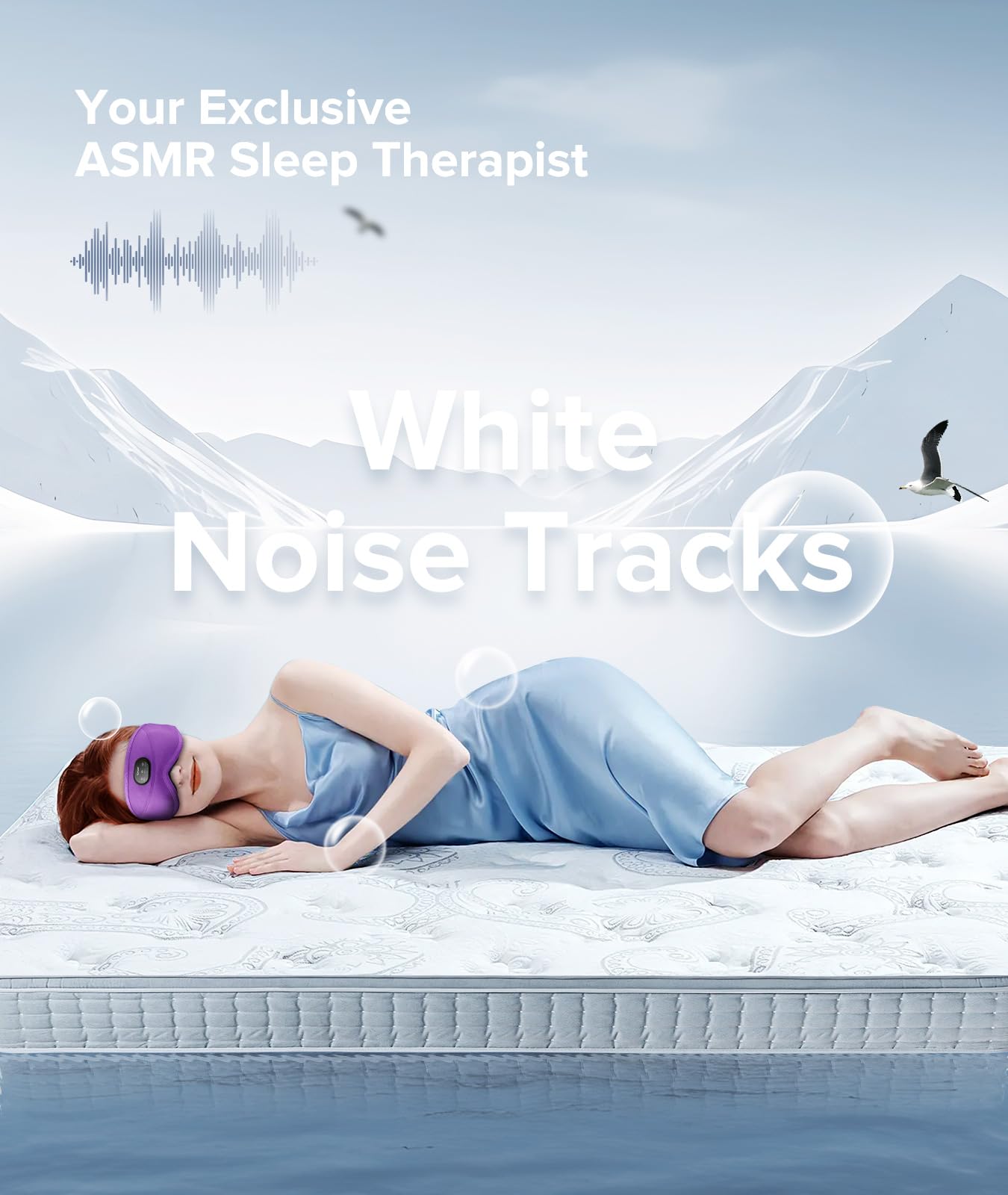 TOPOINT wide-elastic headband fits 20-27 inches for varied heads