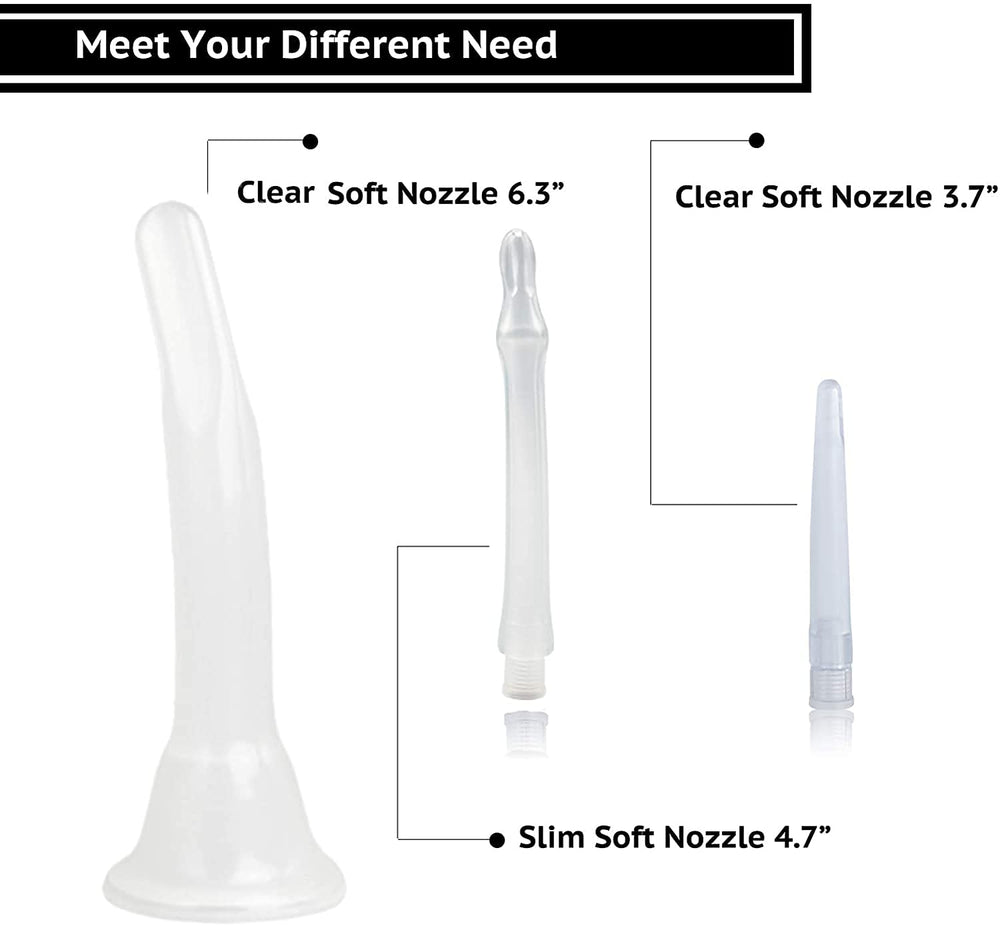 TopQuaFocus enema bulb opening design simplifies insertion and cleaning.