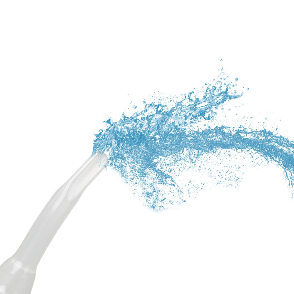 TopQuaFocus enema bulb screw tip connection enables easy changes.