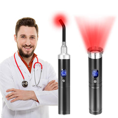 Topvent red light device with face tip attached for facial care