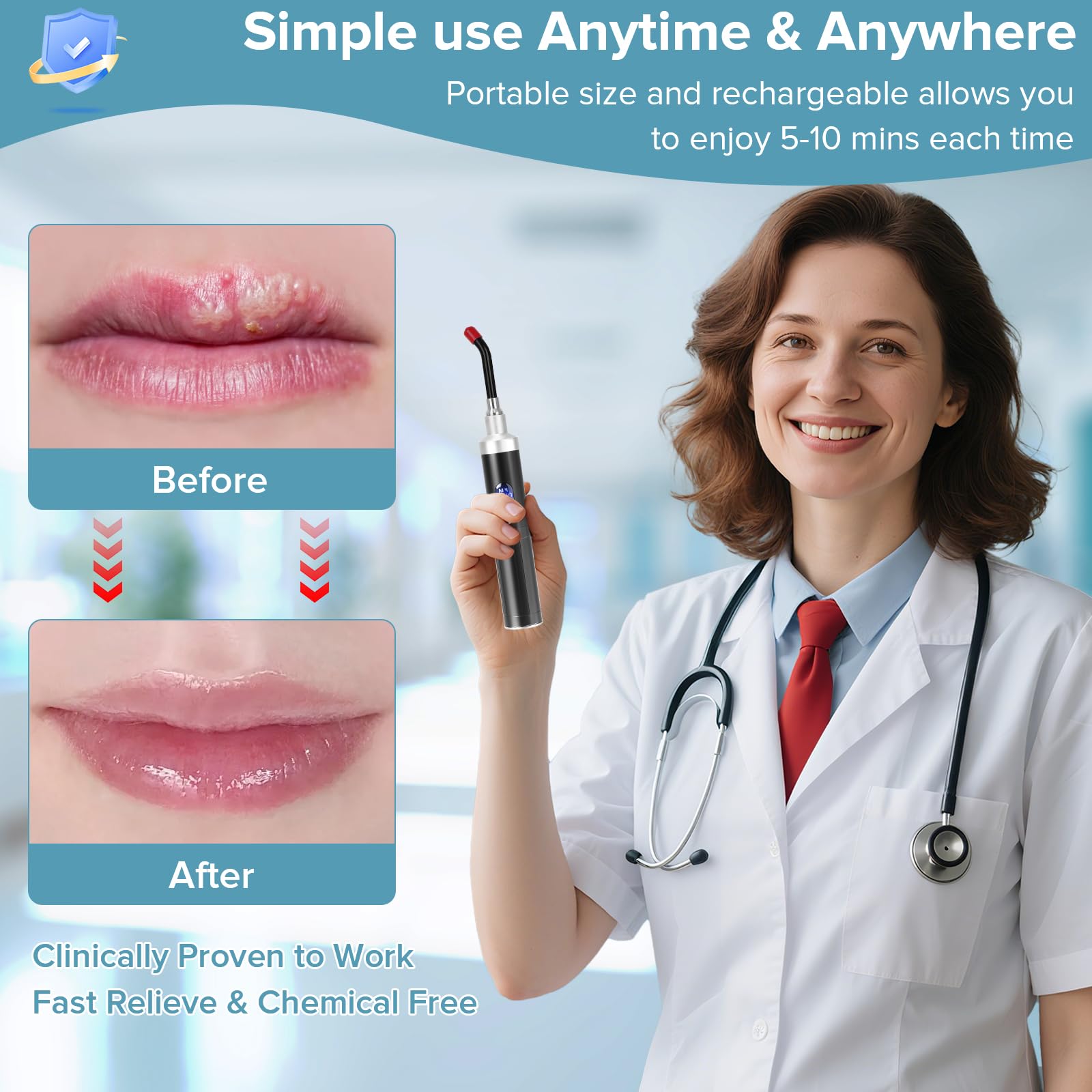 Topvent pulse mode provides gentle energy delivery