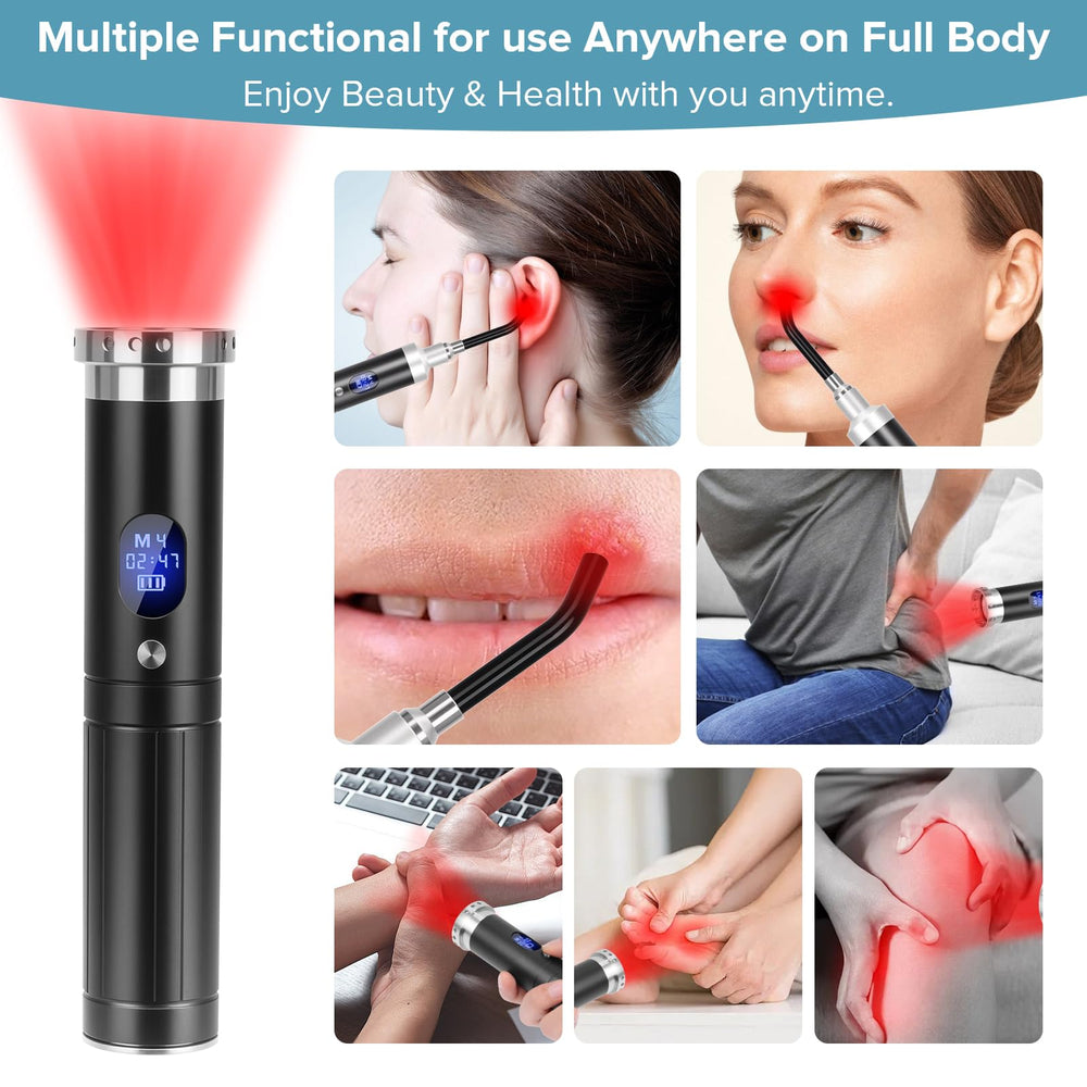 Topvent portable red light therapy with USB-C charging for on-the-go use