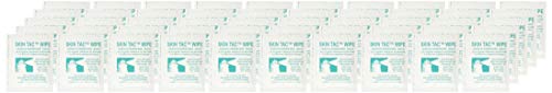 Torbot Skin-Tac-H barrier wipe formula is clear, non-latex, hypoallergenic.