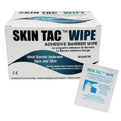 TORBOT Skin Tac skin barrier wipe MS407WBX aids adhesion and protects skin.