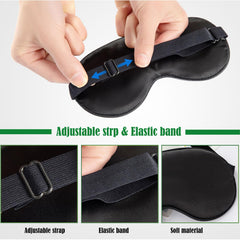 ToRhine sleep mask interior features soft cotton for breathable comfort.