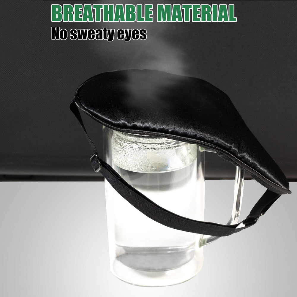 ToRhine adjustable design helps block light around eyes and nose.