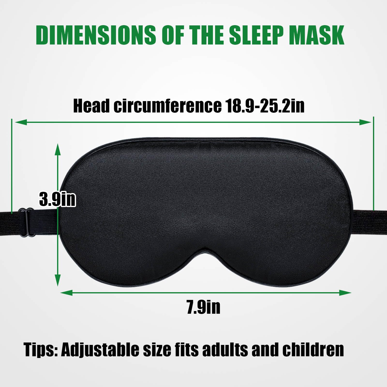 ToRhine lightweight 15g mask reduces pressure on temples during sleep.