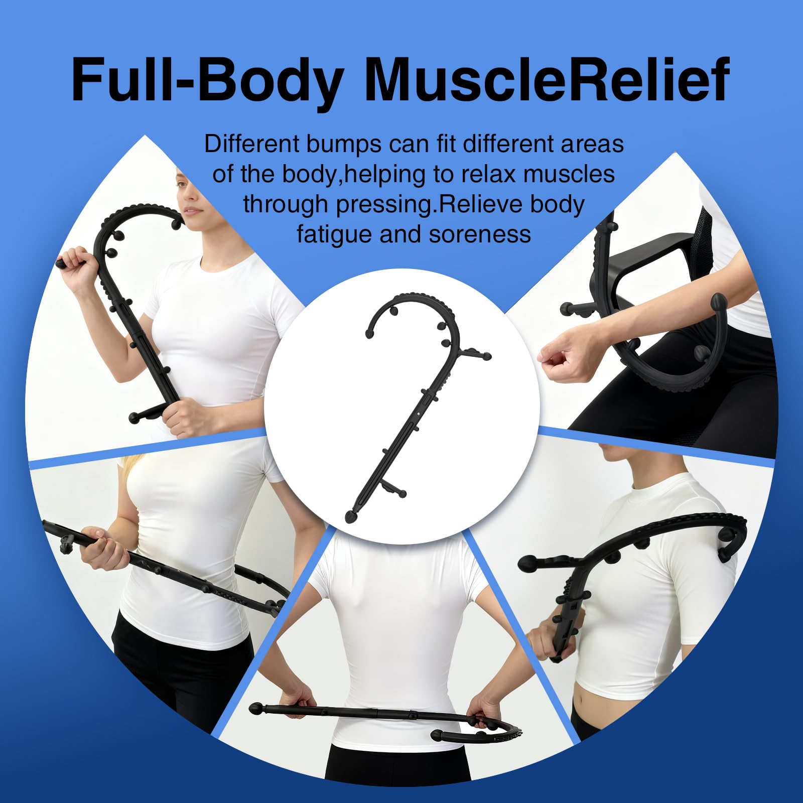 Burr-free surface and skin-friendly materials for safe extended sessions.