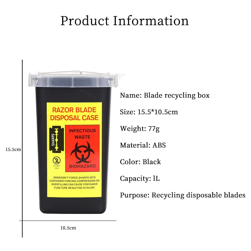 TorSor hard-plastic sharps box demonstrating sturdy construction.
