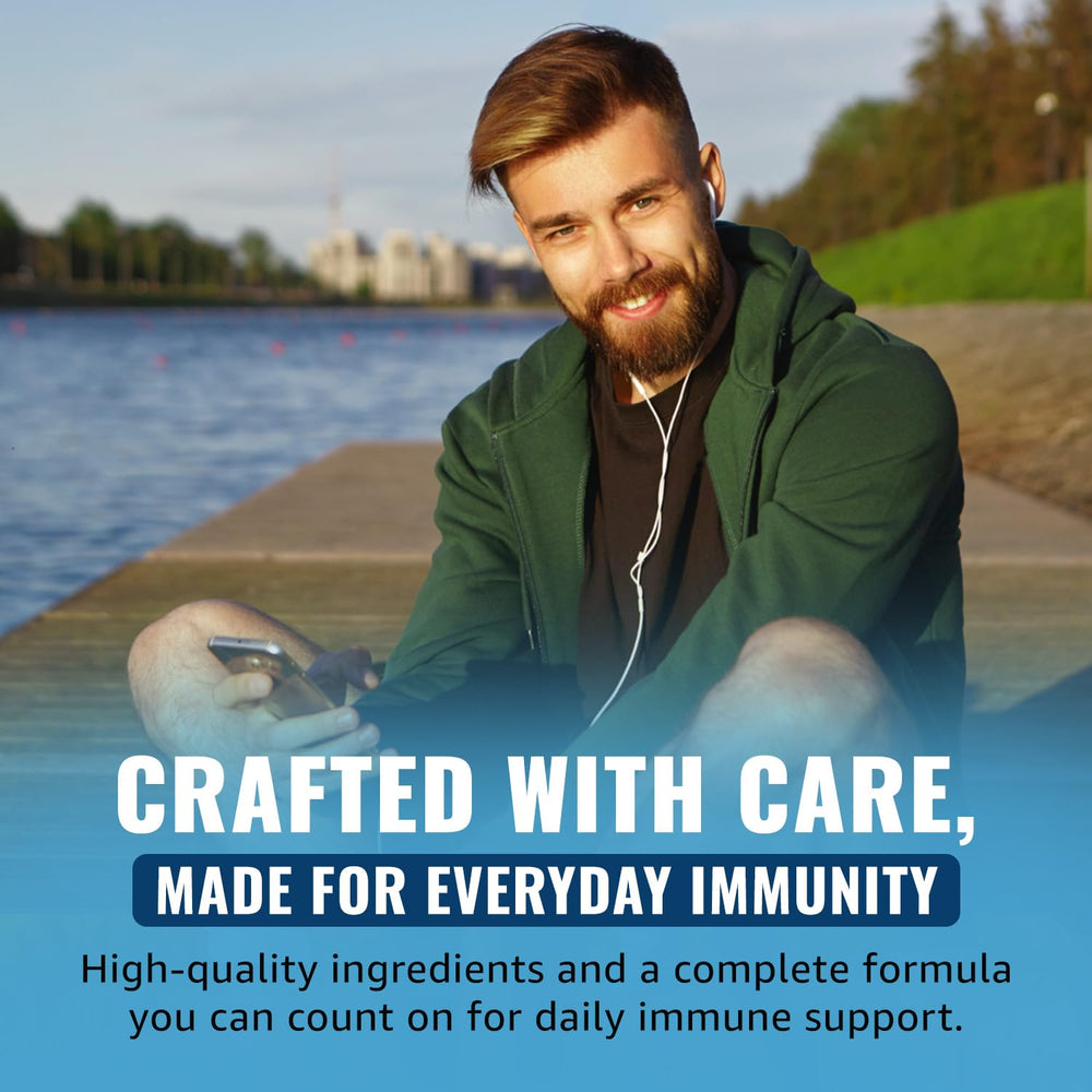 Total Nutra Immune Boost bottle with label visible promotes scheduled use