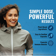 Total Nutra Immune Boost bottle on countertop conveys everyday wellness support