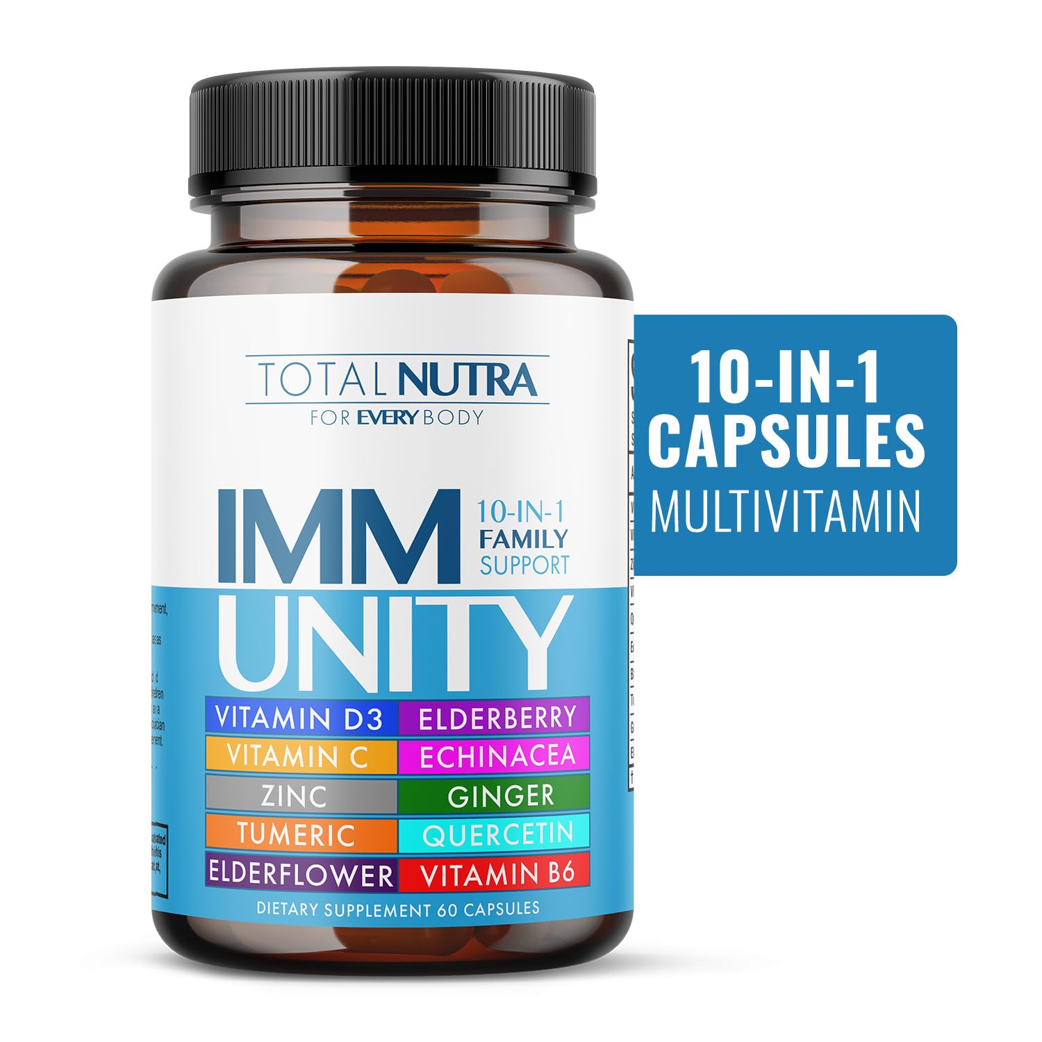 Total Nutra Immune Boost packaging on shelf suggests kid-friendly daily immunity
