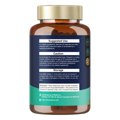 Totaria magnesium capsules on clean surface emphasize easy-to-swallow vegan capsules.