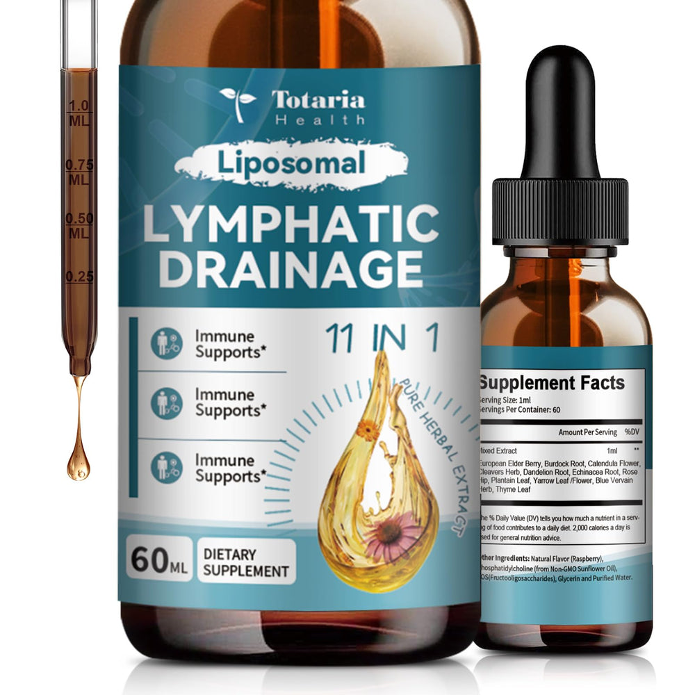 Herbal blend in Totaria drops with burdock, elderberry, and thyme