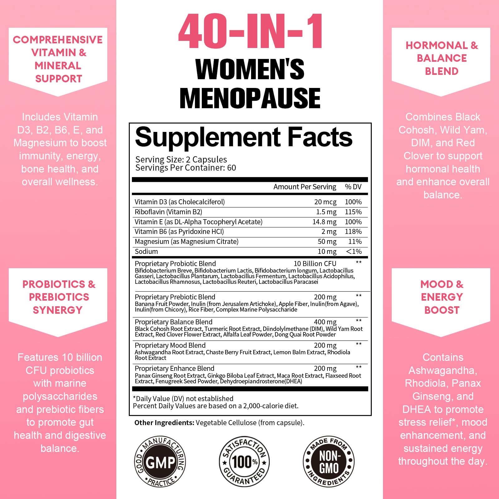 Totaria 40-in-1 capsules featuring DIM and botanicals for potential hormonal balance support.