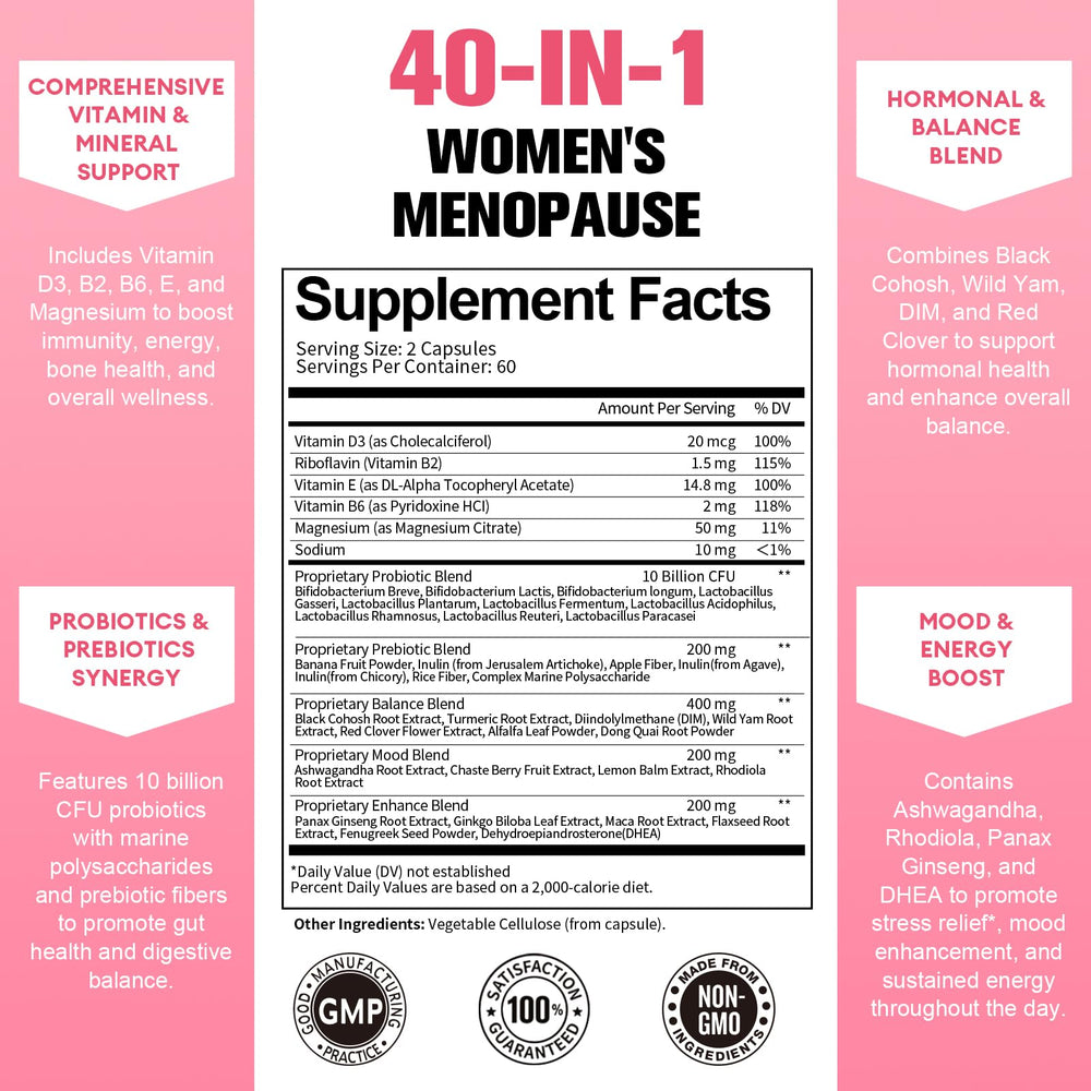 Totaria 40-in-1 capsules featuring DIM and botanicals for potential hormonal balance support.