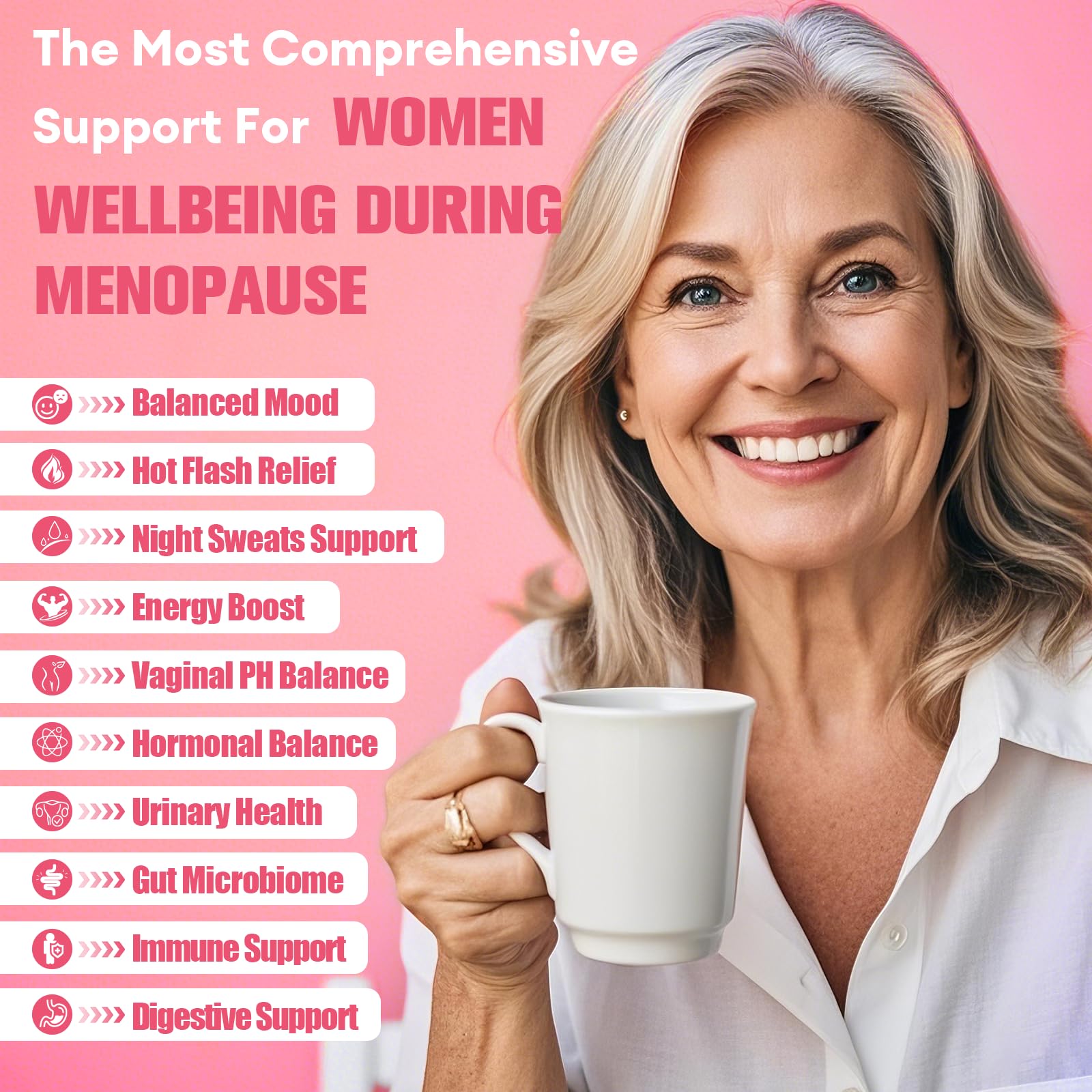 Totaria 40-in-1 menopause bottle closeup shows soft capsules