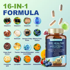 Totaria AREDS 2 capsules inside bottle for convenient daily use