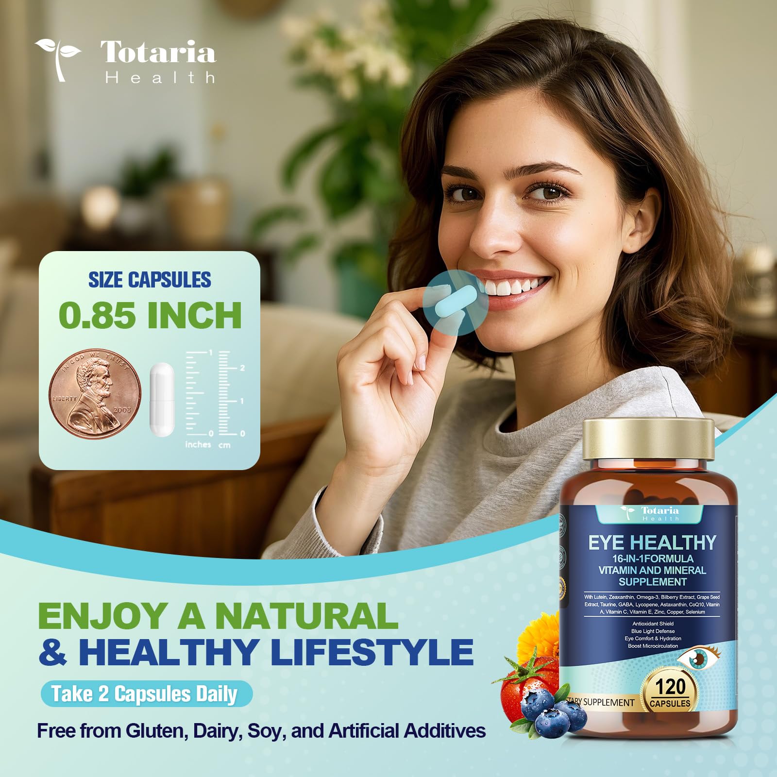 Totaria AREDS 2 daily-use setup demonstrates simple routine