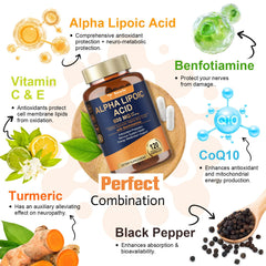 Totaria Benfotiamine 300mg tablets enhancing nerve transmission support.