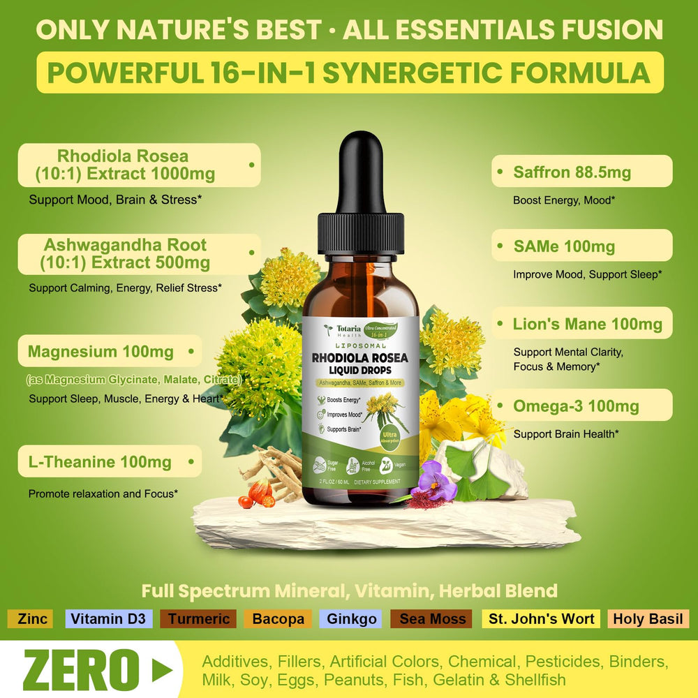 Totaria daily 2 ml dosing; simple ritual for potential daily vitality.